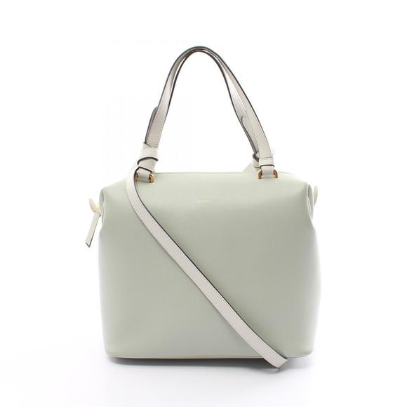 Celine Small Soft Cube Leather Shoulder Bag Green White - Picture 1 of 10